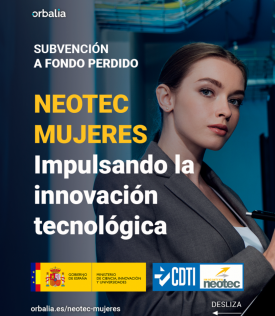 Programa NEOTEC mujeres emprendedoras para la innovación tecnológica